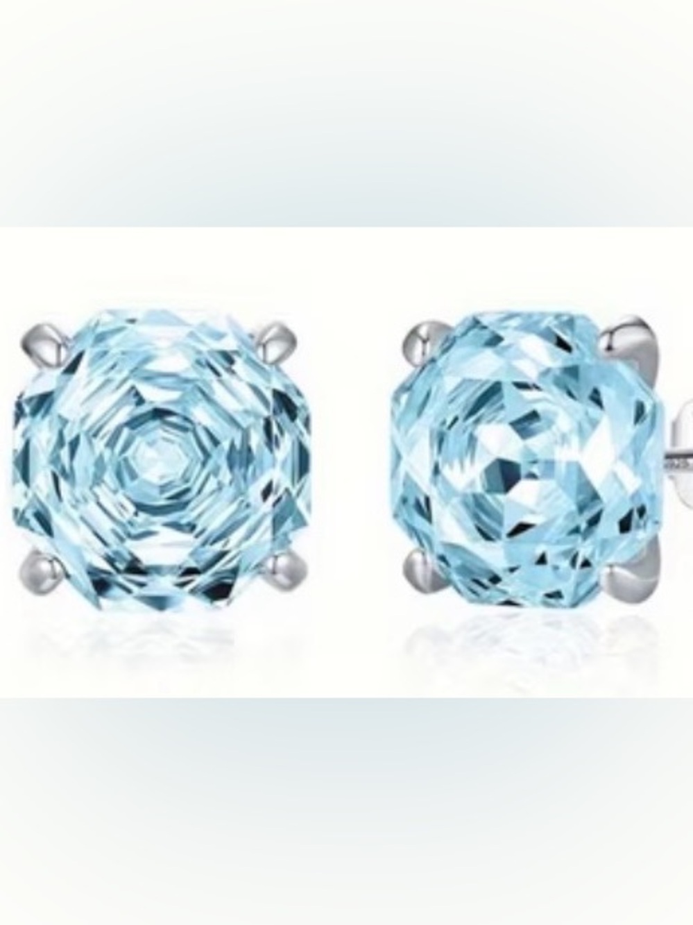 NEW ROSE CUT EARRINGS - Picture 2 of 3
